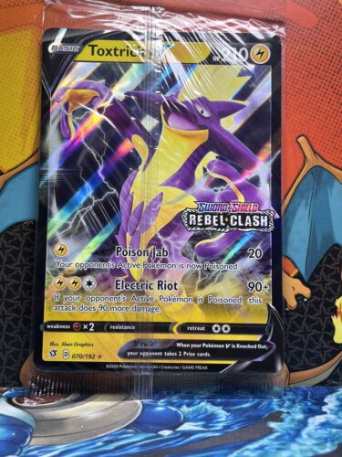 Toxtricity V Sealed Jumbo Promo 070/192, NM Pokemon Card