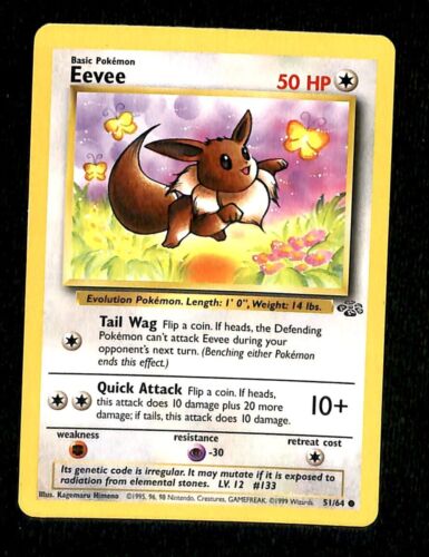 Eevee Jungle EX, 51/64 Pokemon Card