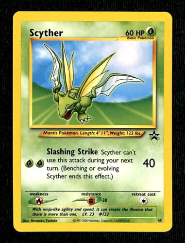 Scyther Black Star Promo 45, NM Pokemon Card