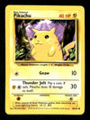 Pikachu Base Set 1999 Unlimited Print EX, 58/102 Pokemon Card.