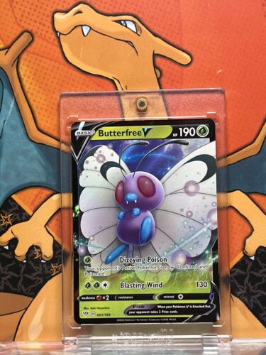 Butterfree V Ultra Rare Darkness Ablaze 001/189, NM Pokemon Card