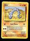 Onix Base Set 1999 Unlimited Print VG, 56/102 Pokemon Card.