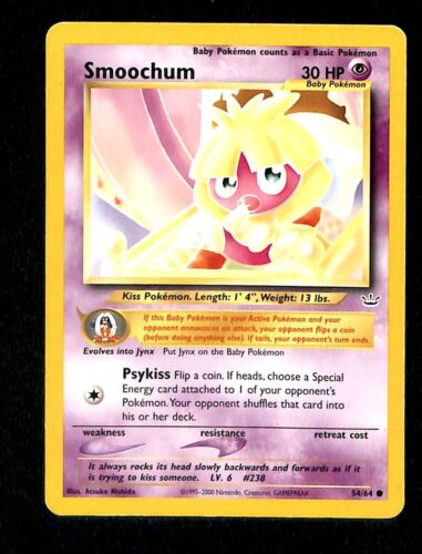 Smoochum Neo Revelations EX, 54/64 Pokemon Card