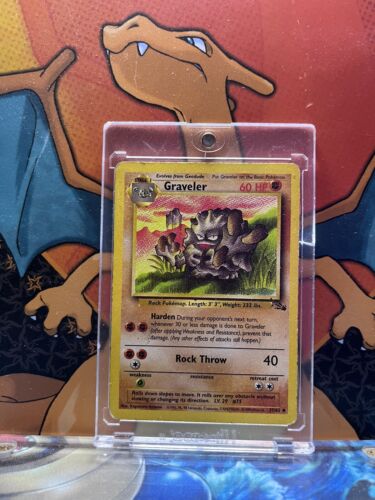Graveler Fossil VG, 37/62 Pokemon Card