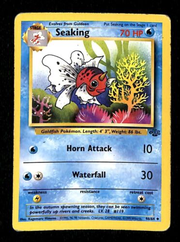 Seaking Jungle VG, 46/64 Pokemon Card