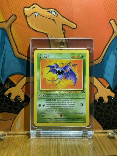 Zubat Fossil NM 57/62 Pokemon Card