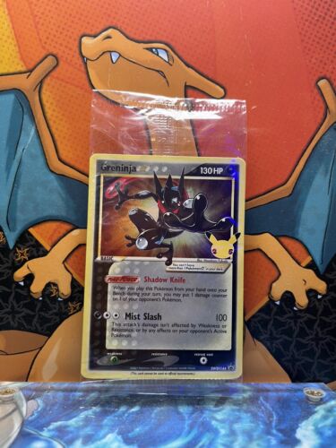 Greninja Celebrations 25th Anniversary Sealed, SWSH144 Pokemon Card