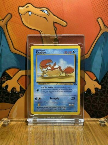 Krabby Fossil EX 51/62 Pokemon Card