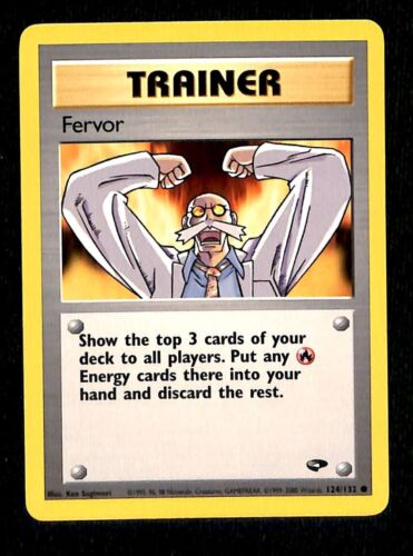 Fervor Gym Challenge NM, 124/132 Pokemon Card