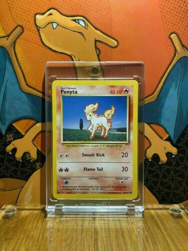 Ponyta Base Set Exclusive 4th Print 1999-2000 NM, 60/102 Pokemon Card