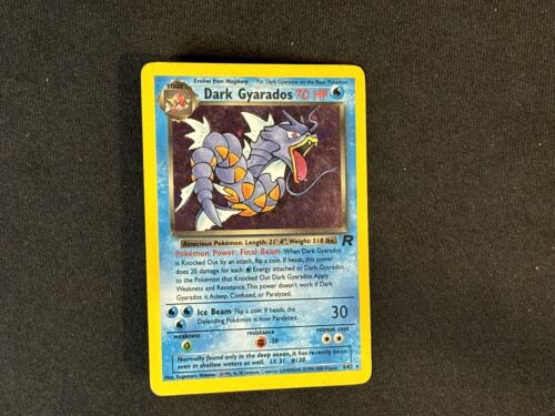 Dark Gyarados Holo Team Rocket EX, 8/82 Pokemon Card