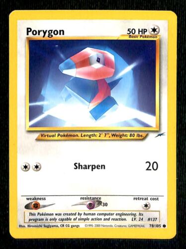 Porygon Neo Destiny EX, 78/105 Pokemon Card