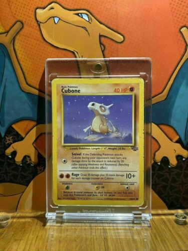 Cubone Jungle VG, 50/64 Pokemon Card.