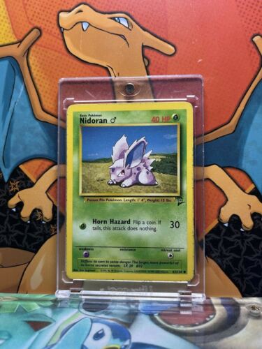 Nidoran Base Set 2 VG 83/130 Pokemon Card
