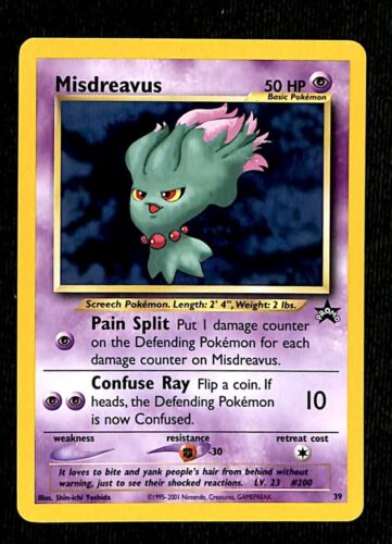 Misdreavus Black Star Promo 39, NM Pokemon Card