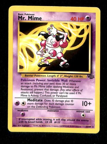 Mr Mime Jungle EX, 22/64 Pokemon Card