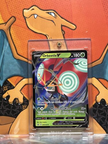 Orbeelte V Holo Black Star Promo SWSH078, NM Pokemon Card