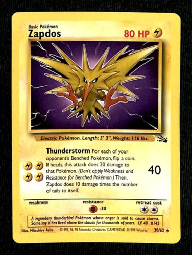 Zaodos Fossil EX, 30/62 Pokemon Card