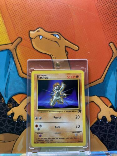 Machop Team Rocket NM, 59/82 Pokemon Card