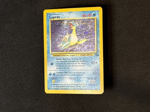 Lapras Holo Fossil EX, 10/62 Pokemon Card