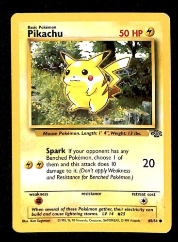 Pikachu Jungle EX, 60/64 Pokemon Card