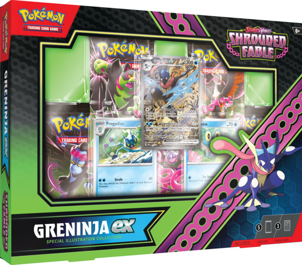 Kingdra ex or Greninja ex Shrouded Fable Special Collection Box