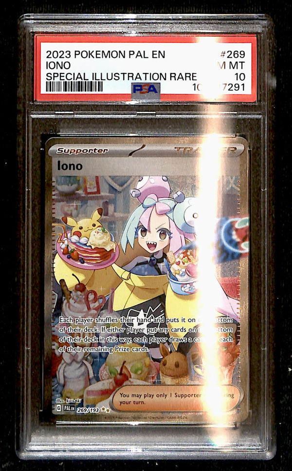 Iono Special Illustration Rare Paldea Evolved 269/193, PSA 10 Pokemon Card