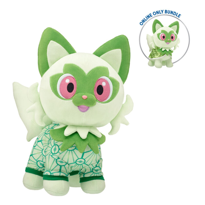 Sprigatito Build a Bear Pokemon Plushie