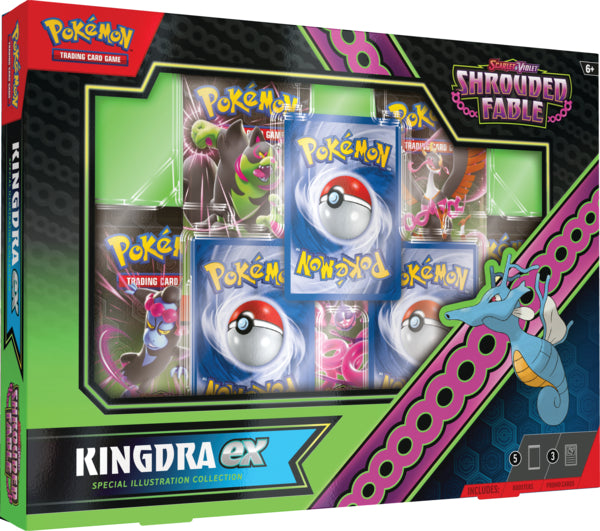 Kingdra ex or Greninja ex Shrouded Fable Special Collection Box