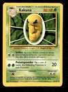 Kakuna Base Set 1999 Unlimited Print EX, 33/102 Pokemon Card.