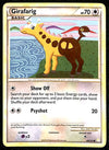 Girafarig Heartgold & Soulsilver NM, 64/123 Pokemon Card