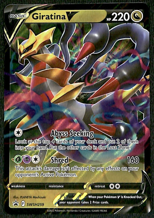 Giratina V Promo SWSH259, NM Pokemon Card