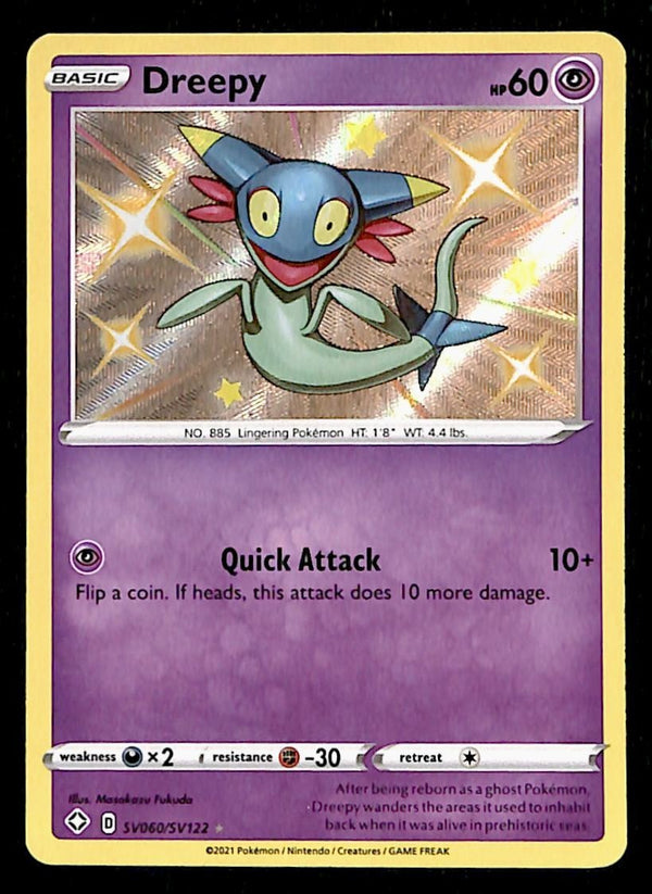 Dreepy Shiny Vault Shining Fates SV060/SV122, NM Pokemon Card