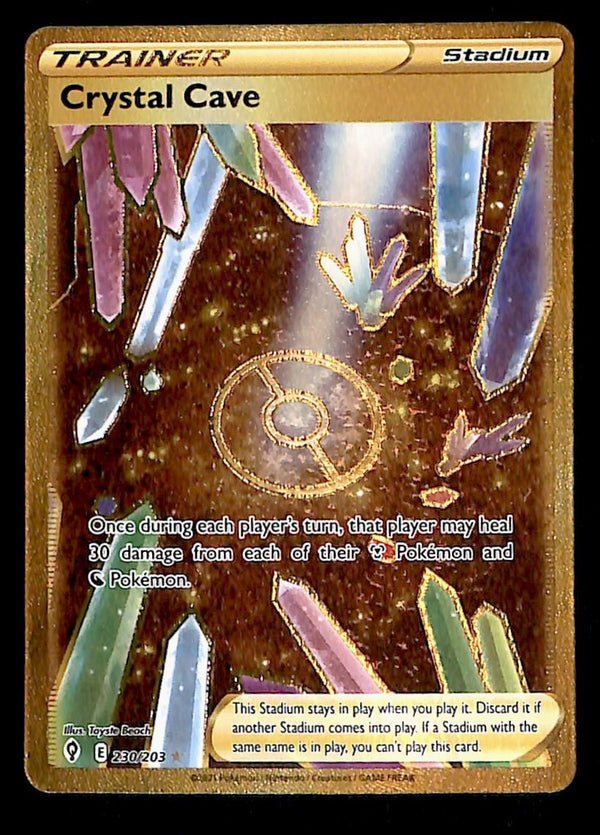 Crystal Cave Secret Rare Evolving Skies 230/203, NM Pokemon Card