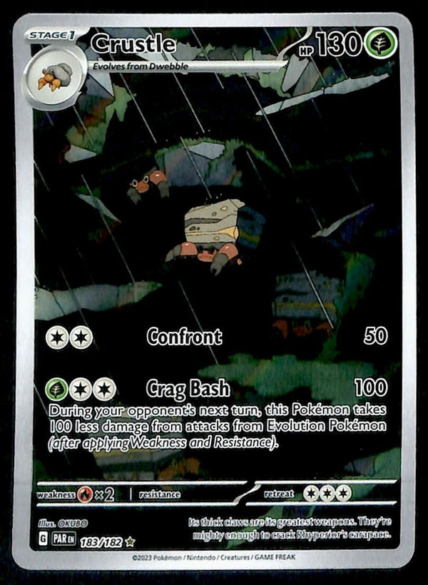 Crustle Special Illistration Rare Paradox Rift 183/182, NM Pokemon Card