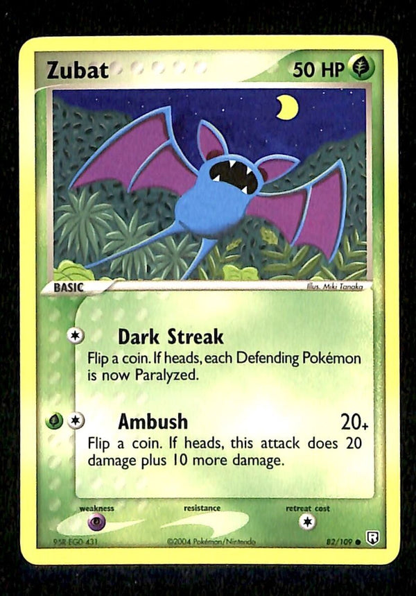 Zubat Team Rocket Returns NM, 82/109 Pokemon Card