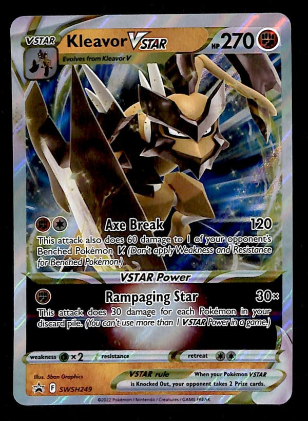 Kleavor Vstar Black Star Promo SWSH249, NM Pokemon Card