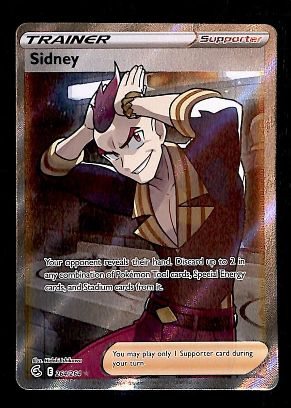 Sidney Full Art Trainer Fusion Strike 264/264, NM Pokemon Card
