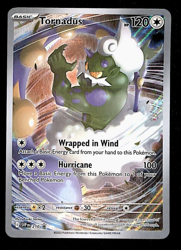 Tornadus Black Star Promo SVP 210, NM Pokemon Card