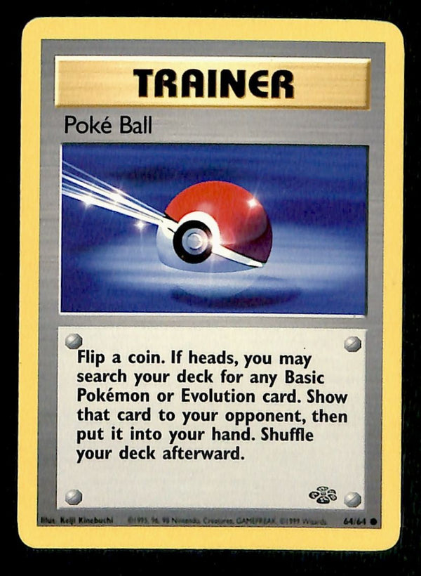 Poke Ball Jungle NM, 64/64 Pokemon Card