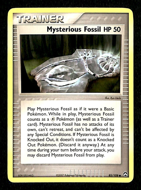 Mysterious Fossil Power Keepers NM, 85/108 Pokemon Card