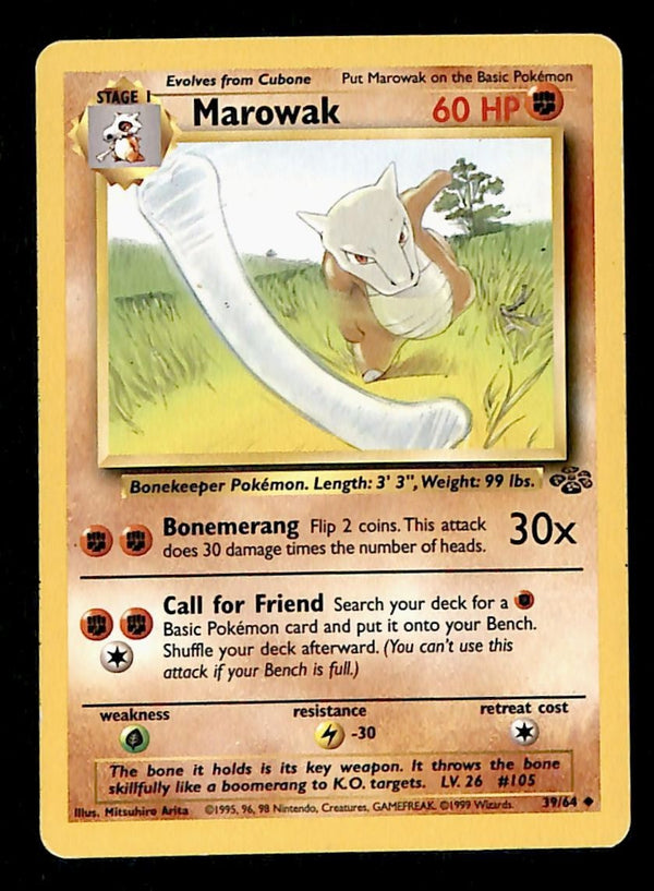 Marowak Jungle MP, 39/64 Pokemon Card