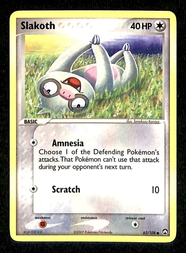 Slakoth Power Keepers NM, 63/108 Pokemon Card Slakoth Power Keepers NM, 63/108 Pokemon Card