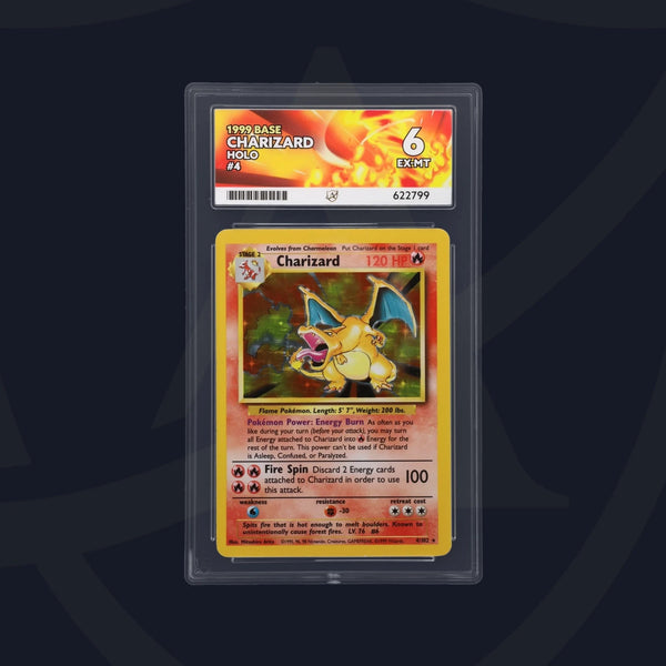 Charizard Holo 1999 Base 4/102, ACE 6 Pokemon Card
