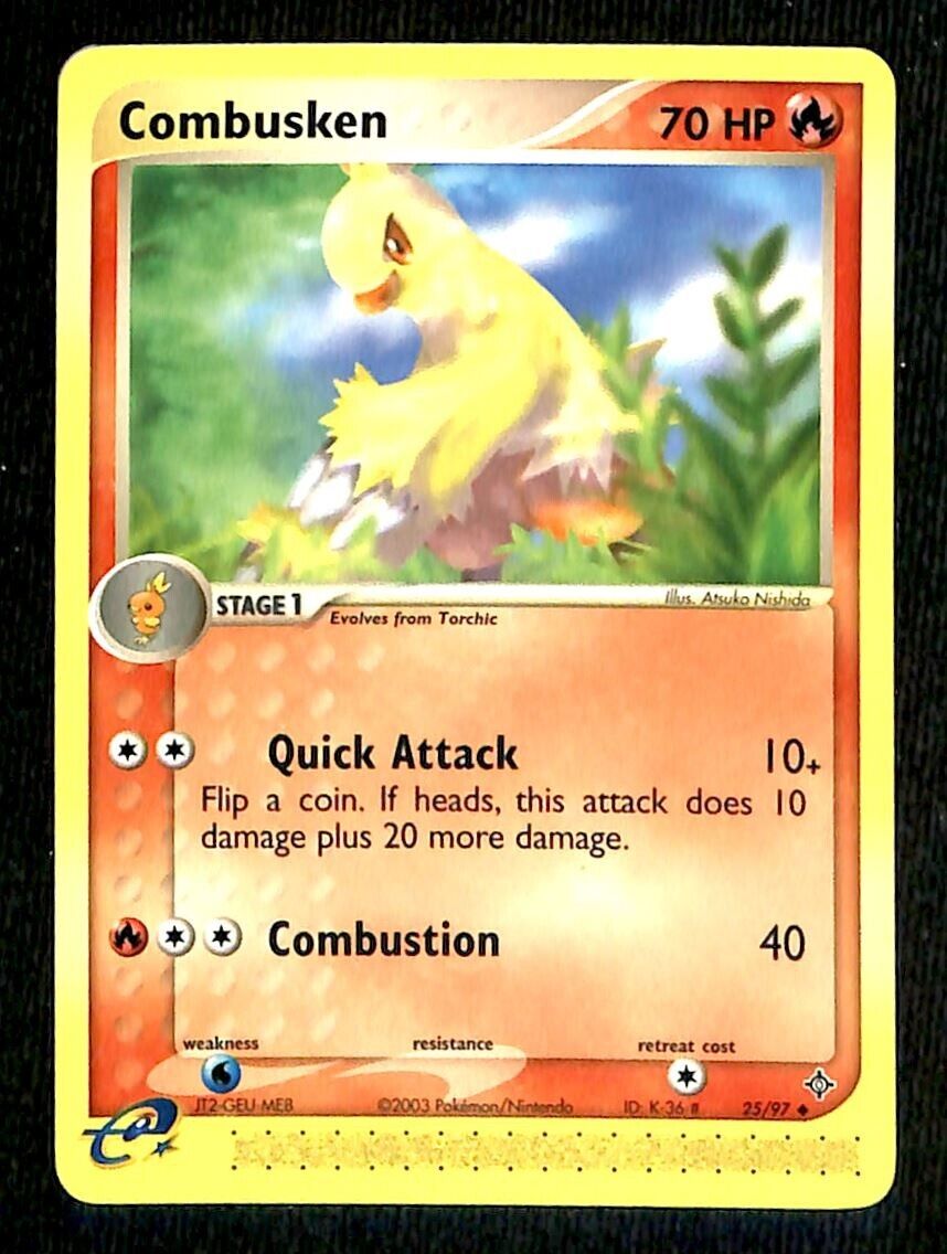 Combusken EX Dragon NM, 25/97 Pokemon Card