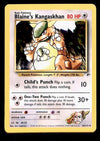 Blaine's Kangaskhab Gym Heroes nm,  36/132 Pokemon Card.