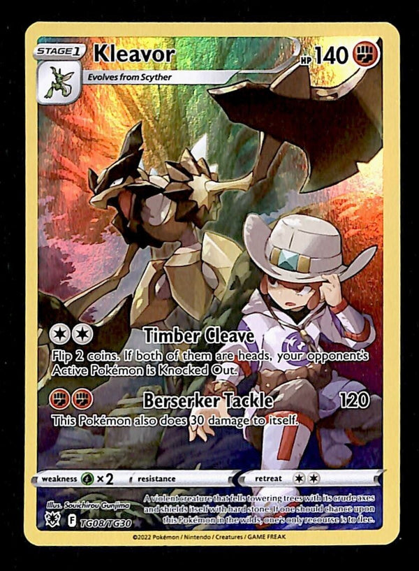 Kleavor Trainer Gallery Astral Radiance TG08/TG30, NM Pokemon Card Kleavor Trainer Gallery Astral Radiance TG08/TG30, NM Pokemon Card