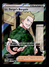 Lt. Surge's Bargain Full Art Mega Evolution MEG 170/132, NM Pokemon Card