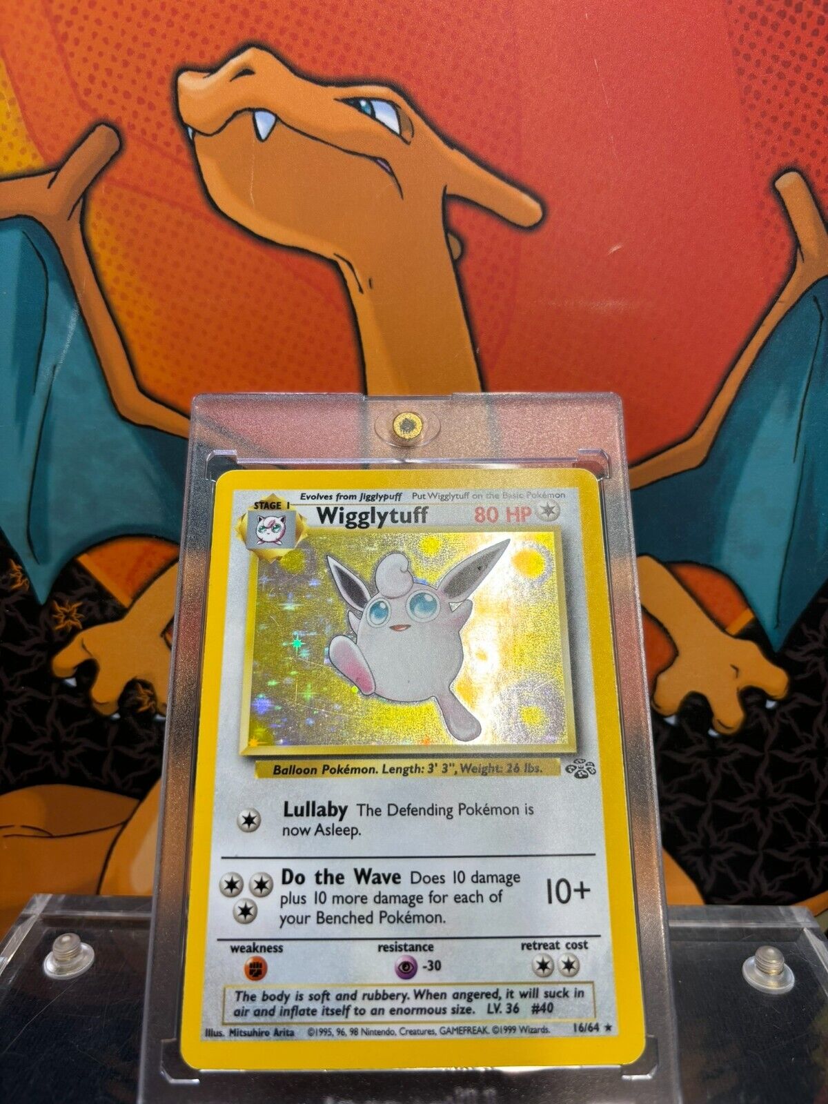 Wigglytuff Holo Jungle EX, 16/64 Pokemon Card