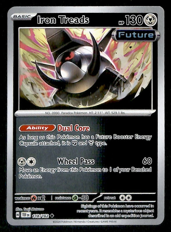 Iron Treads Holo Temporal Forces 118/162, NM Pokemon Card